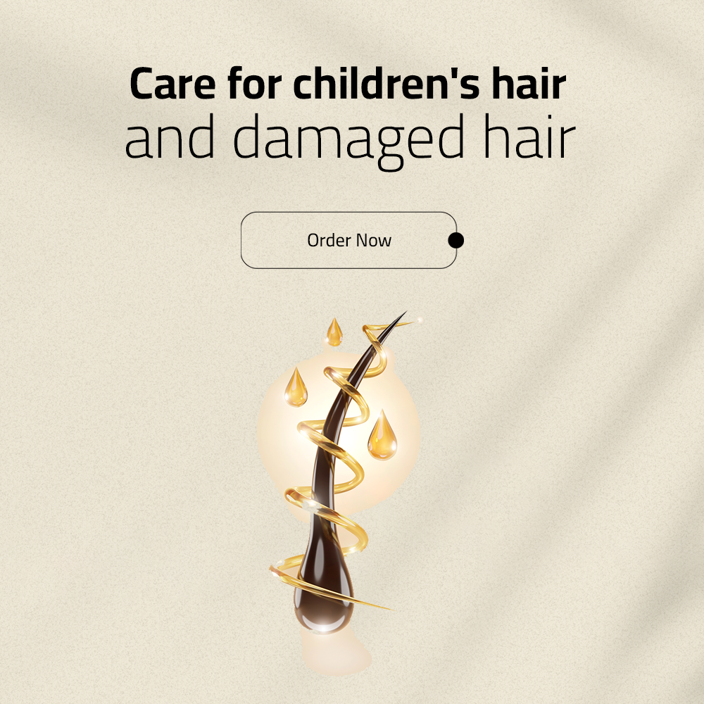 العنايه بشعر الأطفال والشعور المتهالكه